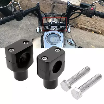 1  Handlebar Riser Mount Clamp For Yamaha Virago XV 250 500 535 700 750 920 1100 • $41.11