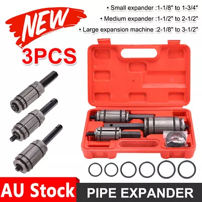 3 X Tail Pipe Expanders Exhaust Automotive Remover Dent Repair Garage Tool Set • $39.95