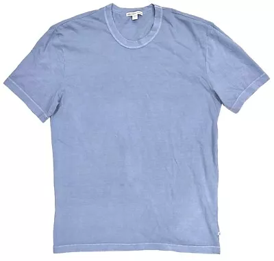 James Perse Men's Blue Fade Wash Short Sleeve Crewneck T-Shirt • $29.99