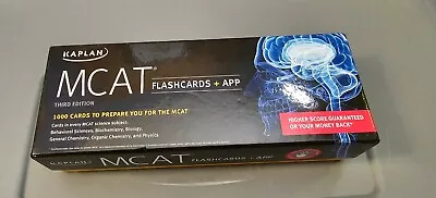 Kaplan MCAT Flashcards Third Edition   Z2 • $7.98