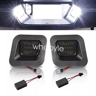 2003-2018 For Dodge For Ram 1500 2500 3500 LED License Plate Lights Smoked Lamp • $7.88