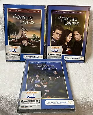 The Vampire Diaries Seasons 1-3 DVD Sets Supernatural Occult Ian Somerhalder New • $17.99