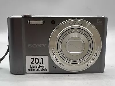 Sony Cyber-Shot DSC-W810 20.1MP Digital Camera Silver For Parts  • $63.99