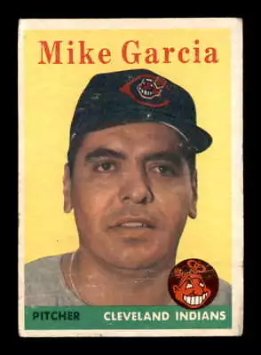 1958 Topps #196 Mike Garcia   G/VG X3051309 • $3.25