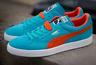 £79.99 • Buy Puma Suede RARE Bluebird & Tigerlily NY Knicks UK 10.5 Clyde Bboy Beat Street