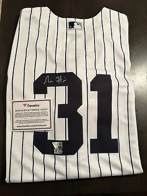 New York Yankees Aaron Hicks Autographed Majestic/Nike Jersey Fanatics Authentic • $280