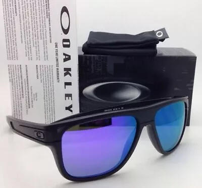 New OAKLEY Sunglasses BREADBOX OO9199-02 Matte Black Ink W/Violet Iridium Lenses • $219.95