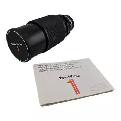 Vivitar Series 1 [70-210mm] Camera Lens & Manual | Photography | F 3.5 | Macro • $42.09