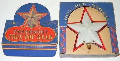 Vintage Paramount Model 725 Lighted Christmas Tree Star Topper • $24.95