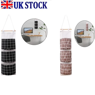 £5.27 • Buy Wall Hanging Bag Living Room Kitchen Bedroom Toys Sundries Organizer Hanging
