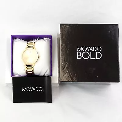 Movado Bold Evolution 2.0 Goldtone Ion-Plated Stainless Steel Watch - 34mm Case • $74.99