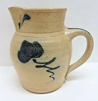 Vintage ROCKDALE Stoneware Pottery Pitcher / Vase ~ Signed & Dated  • $16.20