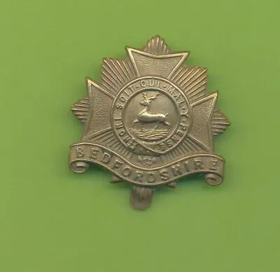 Bedfordshire Regiment.brass Army Cap Badge • £10