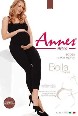 Women’s Maternity Leggings Over Bump Support Full Length DEN 90 S/M/L/XL RRP £25 • £4.99