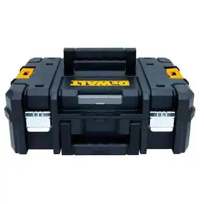 DEWALT Tool Case Flat Top Box Storage Workshop Equipment Tools Organizer Black • $26.29