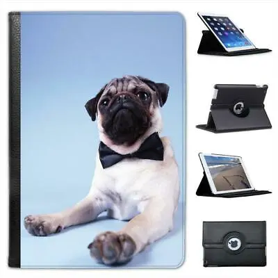 £9.99 • Buy Pug Dog Sitting With Bow Tie On Folio Leather Case For IPad Mini & Retina