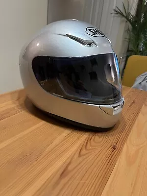 Motorcycle Helmet - SHOEI - RF 1000 - Large Silver • $150