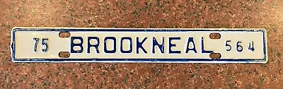 Brookneal Virginia Va License Plate Town Tax  Tag Topper Vanity Personalized Gov • $245