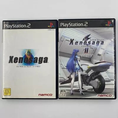 Xenosaga Episode I 1 & II 2 2Games Set Sony Playstation 2 PS2 Tested • £29.74