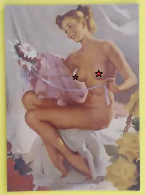 Gil Elvgren's Calendar Pinups 2 1994 - #17 Modern  Venus • $2.99