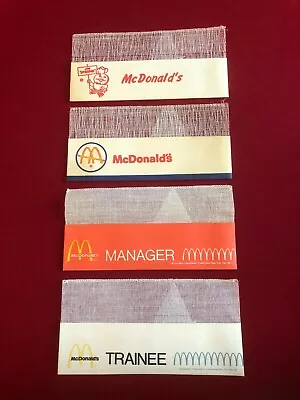1960's McDonald's Un-Used  Employee Paper Hats (4) (SPEEDEE) Scarce / Vintage • $99