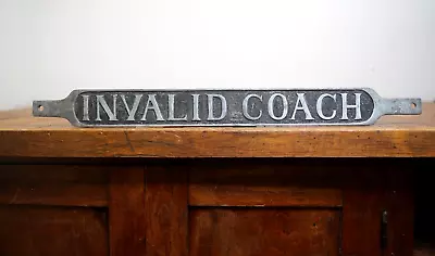 Vtg Funeral Invalid Coach License Plate Topper Car Emblem Sign Packard Hearse • $999.99