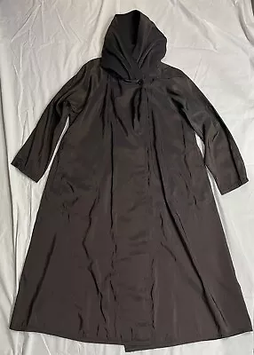 Mycra Pac Womens Reversible Raincoat M/L Black Brown Coat Made In USA • $89.99