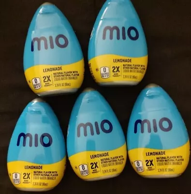 5 MIO BIG 2X = (10NORMALSIZE) Liquid Water Enhancer B Vitamins Lemonade EXP11/24 • $29.95
