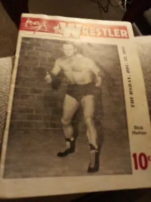 1957 NWA New Champ Hutton Thesz Mr Wrestling 2 Program San Antonio WWWF Moto • $27