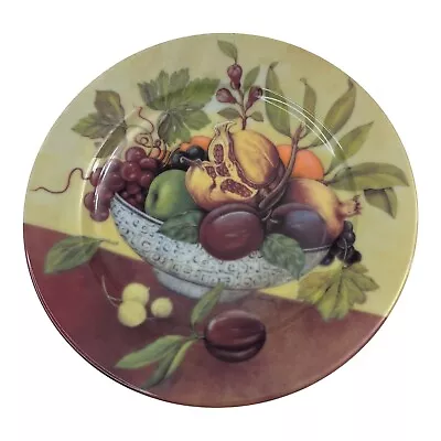 Vintage T. Limoges Dinner Plate Fruit Design  9.5  Made In France Collectible • $20