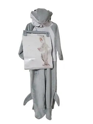 Kids Underwraps Plush Great White Shark Halloween Costume Side Zip Size Small  • $16.99