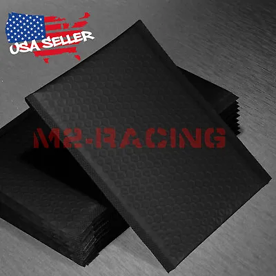 ANY SIZE Black Poly Bubble Kraft Padded Mailers Shipping Mailing Envelopes Bags • $155.99
