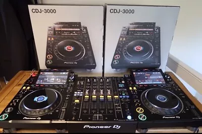 £7500 • Buy New Pioneer CDJ 3000 + DJM 900 NXS2 Setup + Decksavers/case (NXS2 2000 900 XDJ)