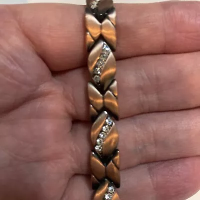 Copper Magnetic Link Bracelet Attractive Arthritis Pain Relieve Bracelet • $12.50