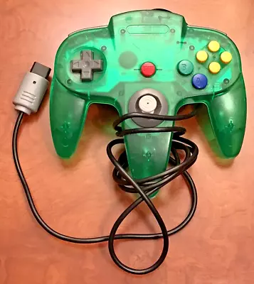 Classic N64 Controller Joystick Remote For N64 - Jungle Green Aftermarket CLEAN • $14.99