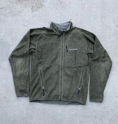 Mont Bell Fleece Shell Jacket Coat Full-Zip Jogger Men’s Size Medium • $65