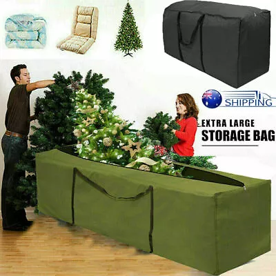 Extra Large  Heavy Duty CHRISTMAS TREE STORAGE BAG Waterproof Garden Furniture • $19.67