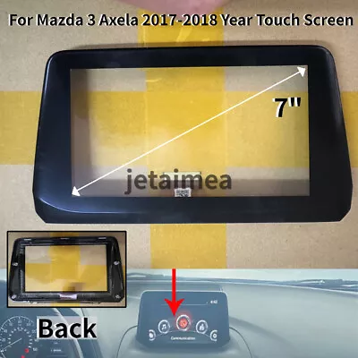 7  TOUCH-SCREEN For 17 18 MAZDA 3 GPS NAVIGATION RADIO DISPLAY OEM REPLACEMENT • $84.50