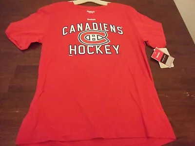 Montreal Canadiens NEW Youth Xl 16-18 Reebok T Shirt NHL • $9.39