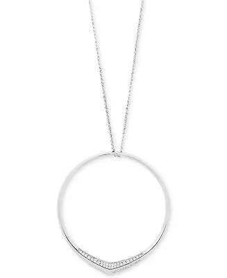 Michael Kors Pave' Circle Pendant Necklace  MSRP $125 • $59