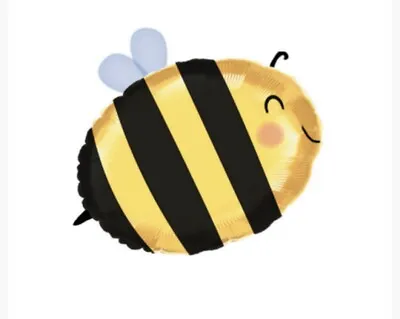 18” Happy Easter Bee Foil Balloon Easter Party Decorations • £3.99