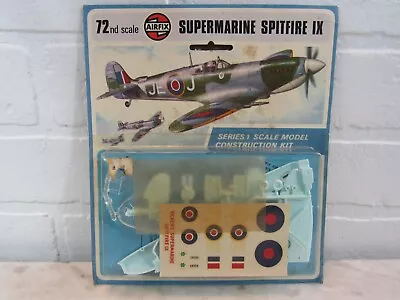 AIRFIX SUPERMARINE SPITFIRE IX SEALED 01001-6 VINTAGE 1/72 Model Kit • $14