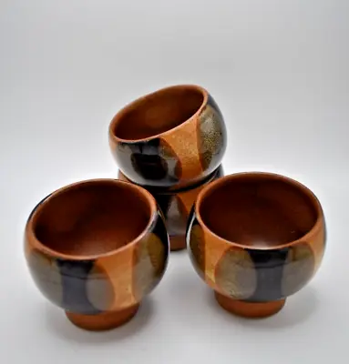 4 Pottery Craft USA - Vintage Mid Century Modern California Pottery Cups • $18