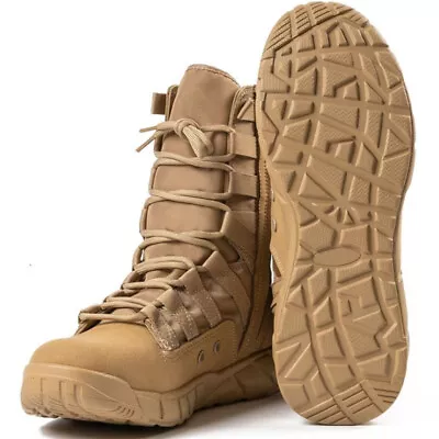 Men's Military Tactical Combat Military Boots Outdoor Work Boots Desert Boots • $39.99