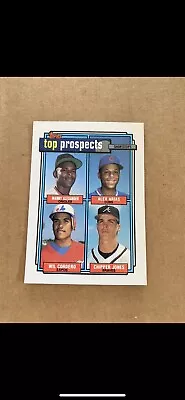 1992 Topps - Top Prospects #551 Chipper Jones Wil Cordero Alex Arias (RC) • $1