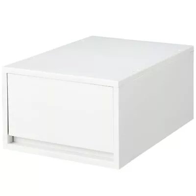 MUJI Polypropylene Case Drawer Type Deep White Gray (V) About Width 26 X Depth 3 • $59.82