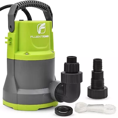 FLUENTPOWER 3/4HP Utility Pump 3500GPH Submersible Sump Pump With Check Valve • $55.99