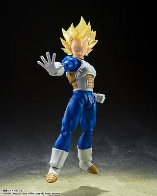 S.H.Figuarts Super Saiyan Vegeta Awakend Super Saiyan Blood Bandai From Japan • $59.84