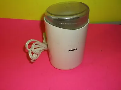 Vintage Krups 208 Coffee Grinder White/ivory Made In Hong Kong • $17.99