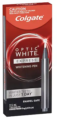 Colgate Optic White Express Whitening Pen 2.5ml Expiry 11/2024 • $29.99